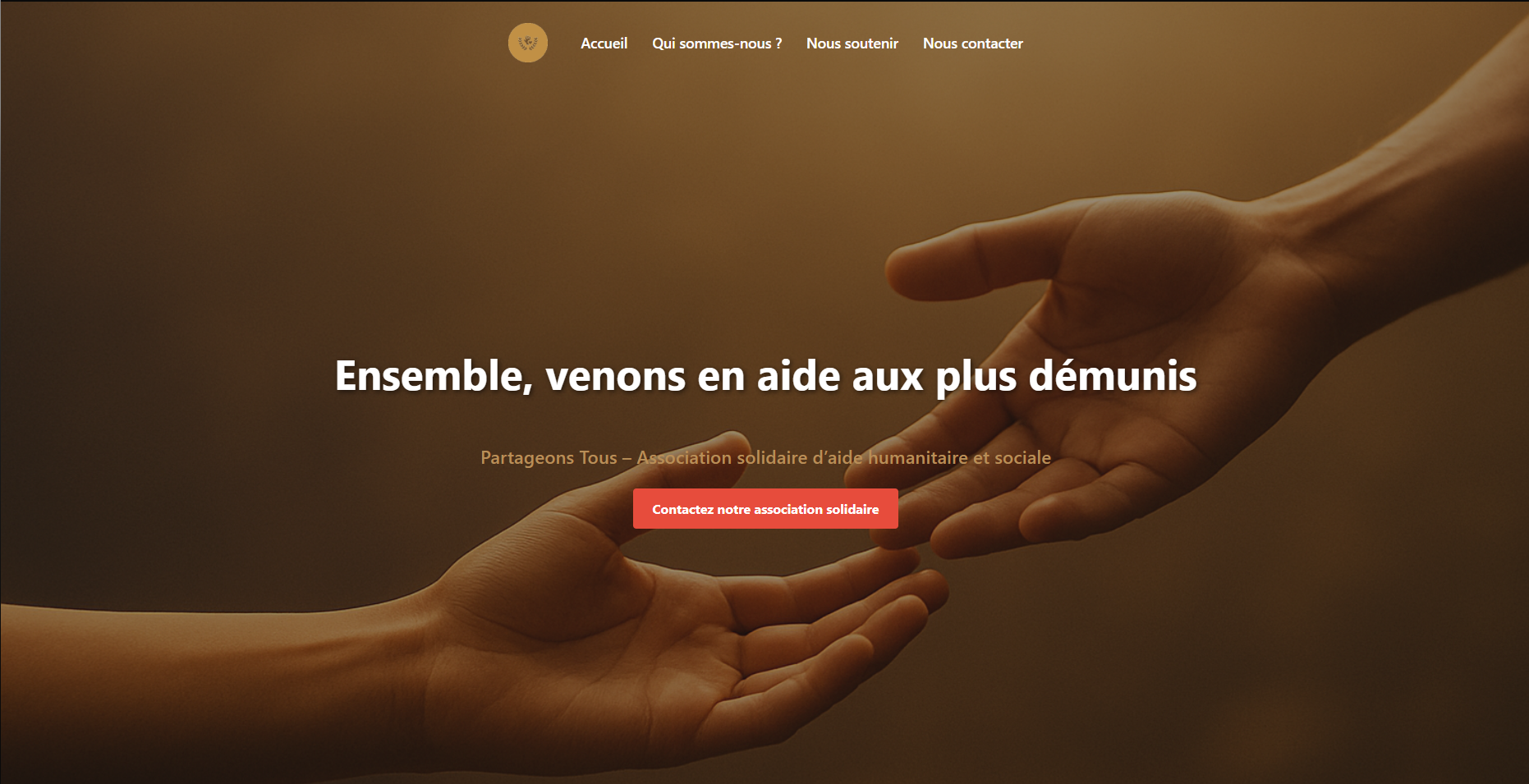 Aperçu du projet Association Partageons Tous